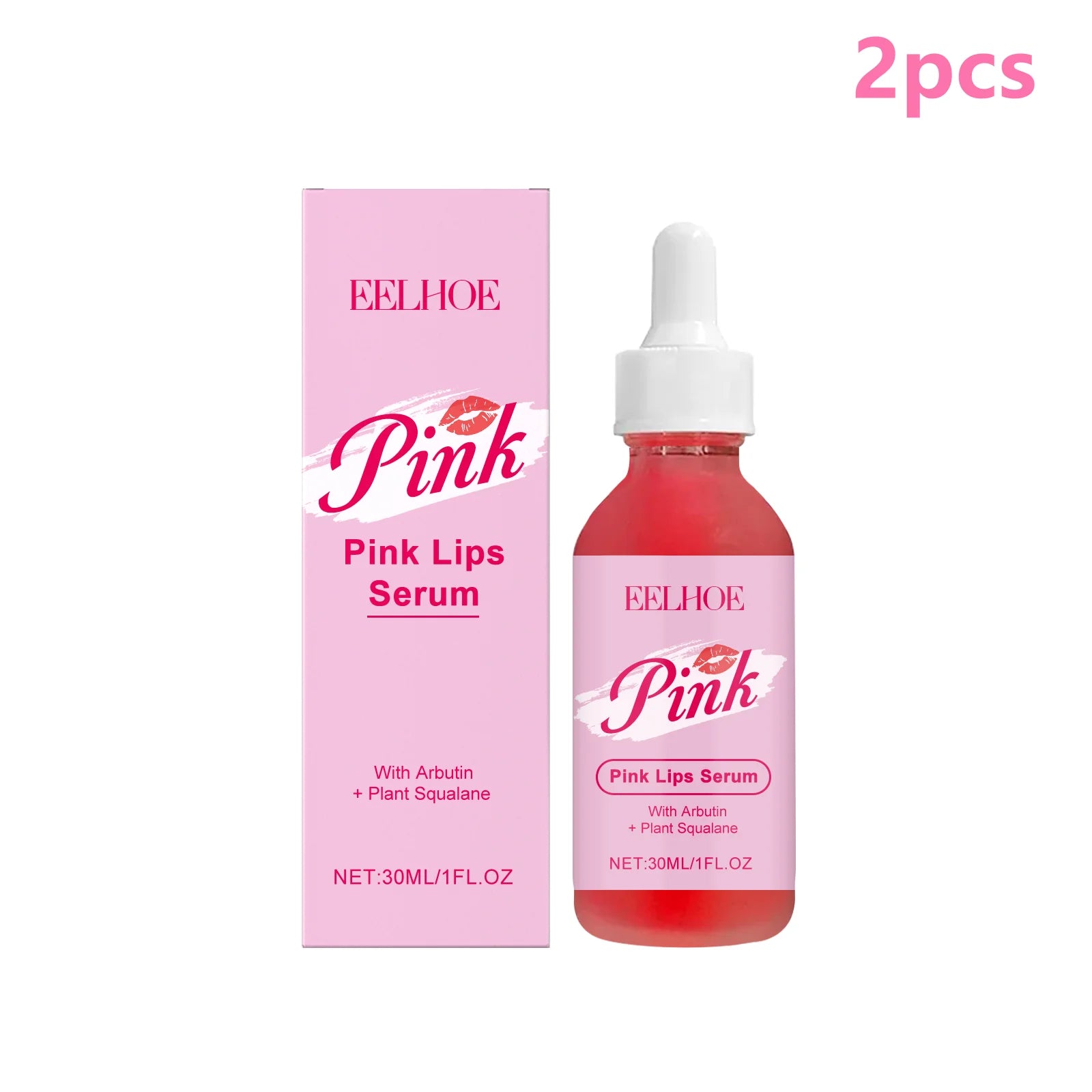Pink Lips Serum Moisturizing Lip Brightening for Dark Lips Removal Smooth Lip Exfoliator Dead Skin Remover Lip Plumping Serum