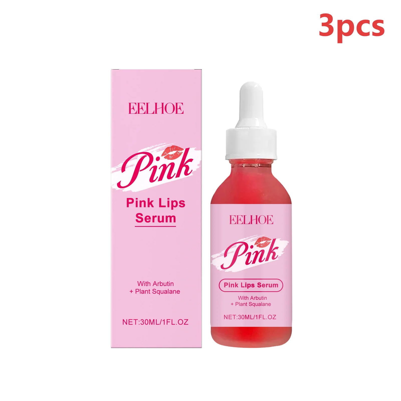 Pink Lips Serum Moisturizing Lip Brightening for Dark Lips Removal Smooth Lip Exfoliator Dead Skin Remover Lip Plumping Serum
